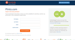 Desktop Screenshot of plinto.com